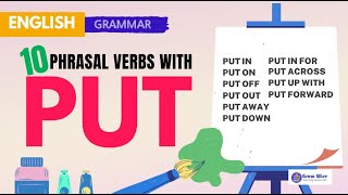 10 Phrasal Verbs with "PUT"ㅣMeaning & ExamplesㅣEnglish Grammar