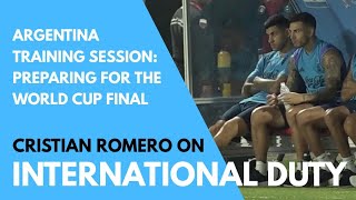 CRISTIAN ROMERO ON INTERNATIONAL DUTY: Argentina Begin Preparations For World Cup Final
