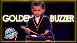 GOLDEN BUZZER | AMAZING Baby Drummer Audition On Spain's Got Talent 2019! | Top Talent