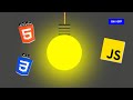 Create a Light Bulb On/Off Switch with HTML, CSS, and JavaScript