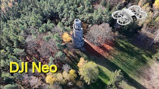 Rozhledna na Krásenském Vrchu dronem DJI Neo.