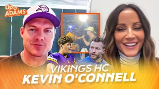 Vikings HC Kevin O'Connell 'Reacts' to Justin Jefferson Signing, Playing Kirk Cousins, & Sean McVay