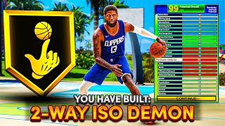 This "2-WAY ISO DEMON" BUILD is a SERIOUS PROBLEM in NBA 2K24! ISO LOCK DOWN BUILD