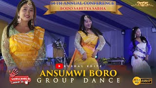 BE MULUGAO DANCE VIDEO || BY ANSUMWI BORO GROUP DANCE || AT 64TH BODO SAHITYA SABHA DIMAKUCHI 2025