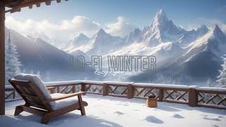 Lo-Fi Winter ❄️ Snowy Mountain Terrace | Lazy Lynx