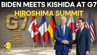 G7 Hiroshima Summit 2023 Live: Joe Biden meets with Japan Prime Minister Fumio Kishida | WION Live