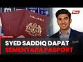 Syed Saddiq dapat sementara pasport untuk ke Singapura, Taiwan