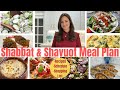 Shabbat & Shavuot Meal Plan || Holiday Menu Plan || Shopping List || Schedule