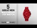 Top 10 Toy Watch Men Watches [ Winter 2018 ]: Toy Watch MO18RD Monochrome Chrono Red Watch