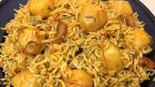 Baby Potato Biryani | Baby Potato Biryani in Pressure cooker | Potato Biryani Recipe | Aloo Biryani