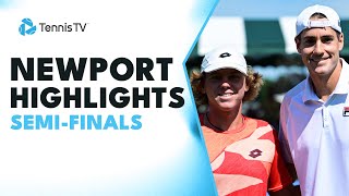 Mannarino Takes On Humbert; Isner and Michelsen Square-Off | Newport 2023 HIghlights Day 6