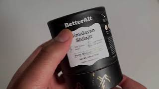 Better Alt Pure Himalayan Shilajit Resin High Potency Gold Grade for Men  Women 75 Serving