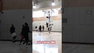 Cole Anthony jumps over 3 guys!