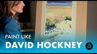 Paint like david hockney