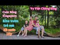 260🎄Cuộc sống gia đình Vợ Việt Chồng Sing, Đưa con đi chơi và dạo quanh hồ Lily trong xanh