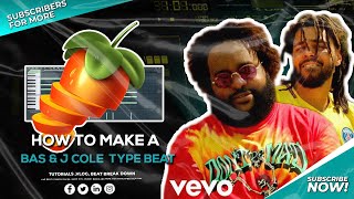 [FRRE FLP] How To Make Bas Type Beat Bas The Jackie ft J. Cole & Lil Tjay Instrumental Fl Studio 20