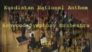 Kurdish National Anthem Symphony Orchestra performing