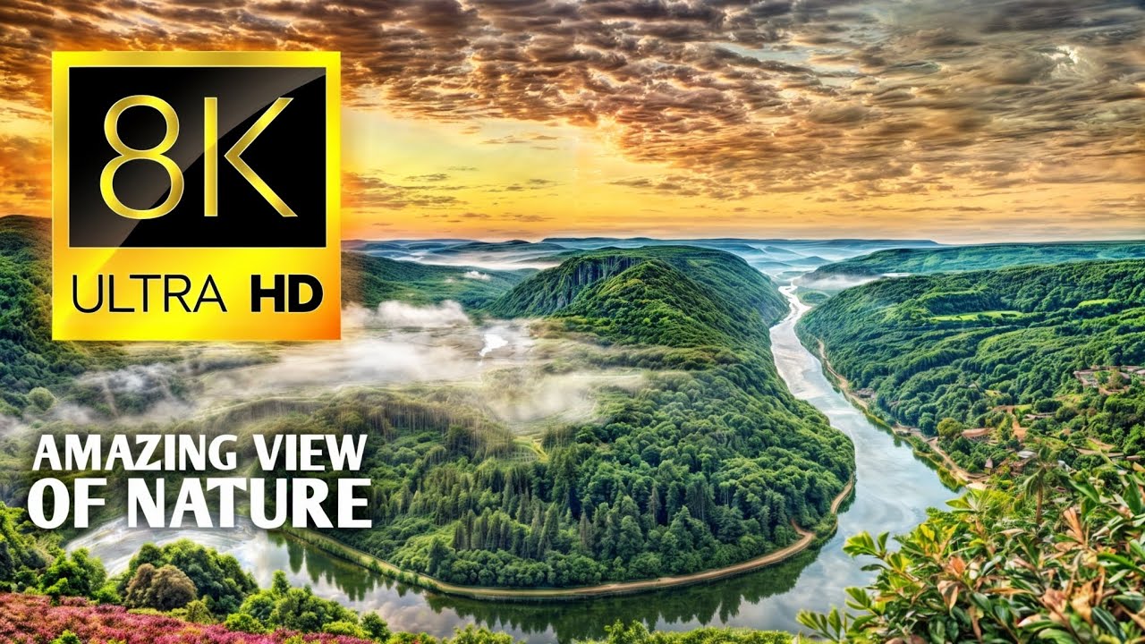 Amazing View Of Nature 8k Ultra Hd 60 Fps Youtube