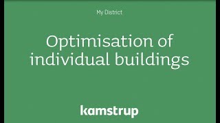 Optimisation of individual buildings