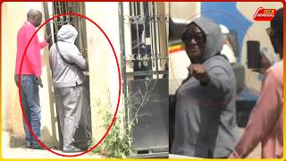 L’arrivée spectaculaire d’Aissatou Diop Fall à sa convocation avec une blouson Gris à la SONKO