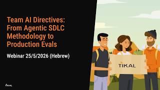 Team AI Directives: From Agentic SDLC Methodology to Production Evals Webinar 25/5/26 (Hebrew)