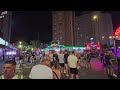 benidorm strip crazy nightlife in summer heat