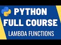 Learn Python - Lambdas and Higher order Functions | Map, Filter, Zip and Reduce