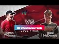 ITF World Junior Finals 2022 | Flynn Thomas vs Niels McDonald | Full Tennis Match 2022