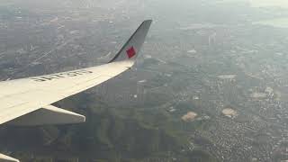 スカイマーク509便 福岡空港離陸後の旋回