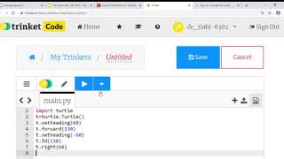 Diamond Shape using Python (lesson #3)
