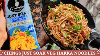 Chings Just Soak Veg Hakka Noodles Review😍 #shorts #chings #vegnoodles #shortvideo #ytshorts