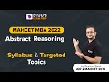 MAHCET MBA 2022 | Abstract Reasoning Syllabus and Targeted Topics | BYJU'S Exam Prep