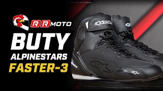 ALPINESTARS FASTER-3 - krótkie buty motocyklowe