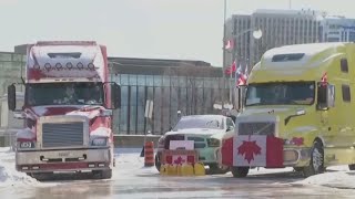 Trucker protest continues in Canada as federal police move in | FOX 7 Austin