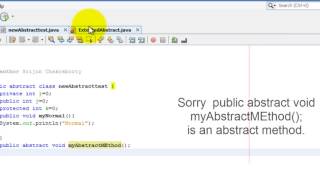 Learn Programming in Java Non Access Modifier in java abstract+synchronizedJava Modifier part 5