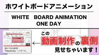 【制作の裏側】ホワイトボードアニメーション制作の１日をぎゅっと凝縮しました！