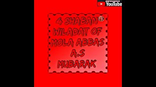 4 Shaban# Wiladat~e~Mola abbas (a.s) new manqabat farhan ali waris 2020