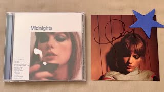Taylor Swift - Signed Midnights (Moonstone Blue Edition) CD Unboxing