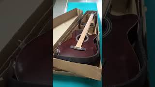 Amazon Kedence Frontier Guitar #unboxing #acaustic #guitar #Kedence #Frontier #amazon #shorts