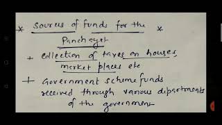 Sources of FUNDS for the Panchayat CIVICS Class 6 Chapter 5 Panchayati Raj (explained in Hindi)