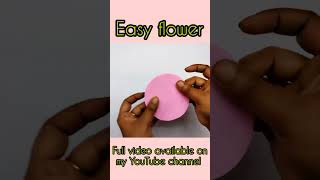 How to make Paper Flower || Easy Paper Flower || Origami Paper Flower || art and craft Origami