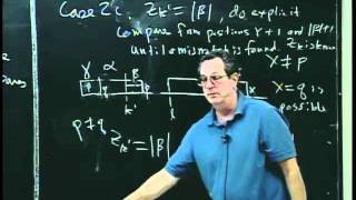 Finish of Linear-time pattern matching