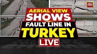 LIVE: Fault Line In Turkey | Aerial Footage Shows Fault line In Turkey After Earthquake | Turkey
