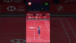 The best rally! Wang Zhi Yi vs Han Yue | BWF World Tour Finals 2024 WS F #shorts #badminton