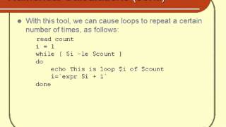 06 Unix Shell Scripting Tutorial Loops Part 2