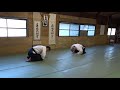 合気道 　象水館 　稽古 　正面打ち 切り返しての 入身投げ　aikido shousuikan rehearsal frontal strike turn back throw in