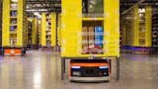 Amazing amazon warehouse all robots!!!
