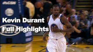 Kevin Durant Full Highlights vs Portland