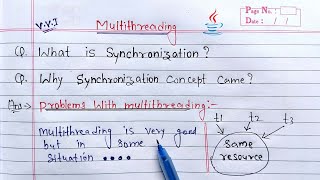 multithreading problems and solutions in java | synchronization in java