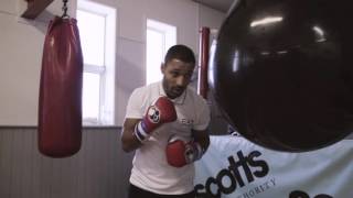 Kell Brook Training at Ingle Gym - Punch Bags